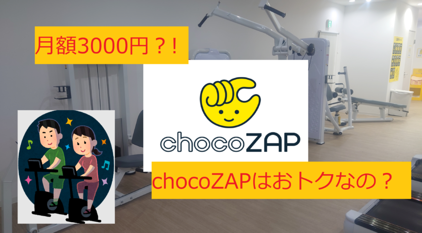 月3000円のchocoZAPはおトクなのか？