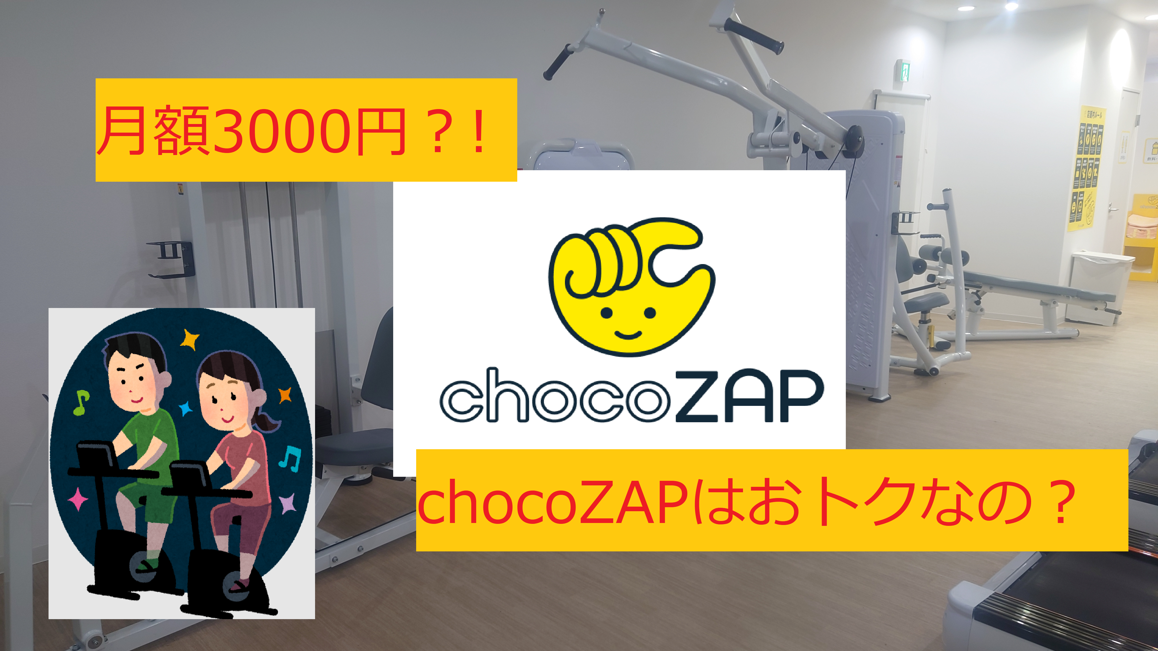 月3000円のchocoZAPはおトクなのか？